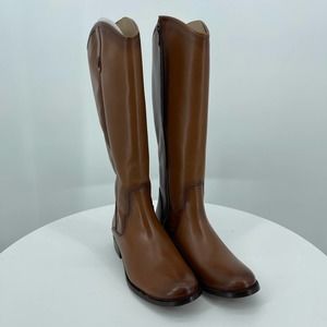 Frye Women's Marissa Medallion Cognac Tall Boots Size 6